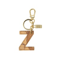 Alviero Martini Prima Classe Women's Beige Leather Keychain - One Size