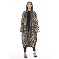 Alpha Studio Women's Brown Acetate Jackets &amp; Coat - 46 IT