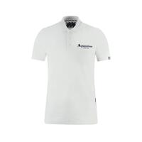 Aquascutum Men&#39;s White Cotton Polo Shirt - L
