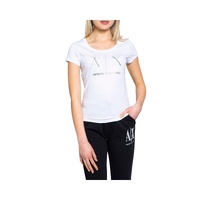 Armani Exchange Women's White Cotton Tops &amp; T-Shirt - XL