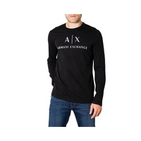 Armani Exchange Men's Black Cotton Shirt - 44 IT