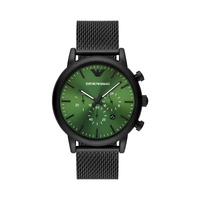 Armani Men&#39;s Black Metal Watch - One Size