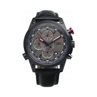 Aviator Men's Brown Leather Watch - One Size