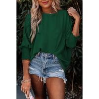 Azura Exchange Smocked Wrist Shift Top - S