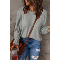 Azura Exchange Patchwork Long Sleeve Top - S