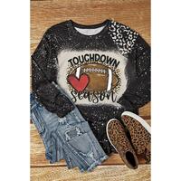 Azura Exchange Leopard Print Long Sleeve Top - S