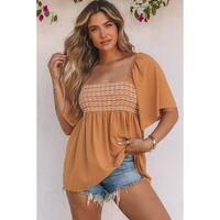 Azura Exchange Wide Sleeves Flowy Top - XL