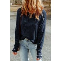 Azura Exchange Textured Long Sleeve Top - L
