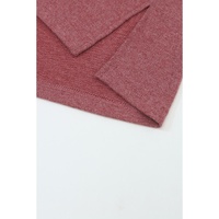 Red Colorblock Striped Bishop Sleeve Top - S