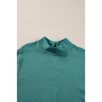 Skobeloff Swiss Dot Balloon Sleeve Loose Blouse - L