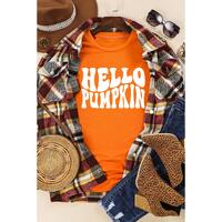 Azura Exchange Pumpkin Short Sleeve Tee - S