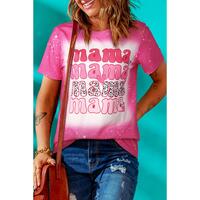 Azura Exchange Full of Mama Letter Print Tie Dye Tee - M
