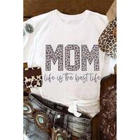 Azura Exchange Leopard Print Graphic T Shirt - L