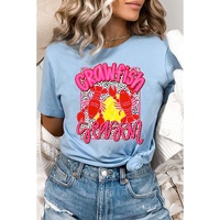 Light Blue Crawfish Season Fashion Graphic T Shirt - S