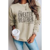 Azura Exchange Leopard Print Pullover Sweatshirt - XL