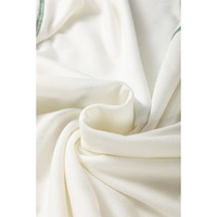 White Stripe Colorblock Sleeve Exposed Seam Fake-2-Piece Sweatshirt - L