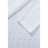 White Solid Color Open-Front Buttons Cardigan - XL