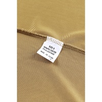 Yellow Velvet Open Front Pocketed Long Duster - L