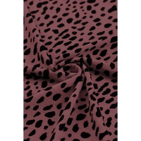 Azura Exchange Red Leopard Print Round Neck Tank Top - M