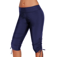 Blue Side Drawstring Rash Guard Boardshort - S