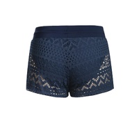 Blue Lace Shorts Attached Swim Bottom - S
