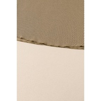 Khaki Exposed Seam Textured Long Sleeve Top Shorts Set - M