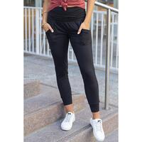 Azura Exchange Pleated Pocket Leggings - L