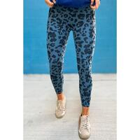 Azura Exchange Leopard Print Active Leggings - M