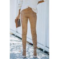 Azura Exchange High Waist Faux Suede Skinny Leggings - XL