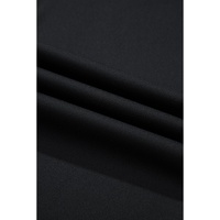 Black V Shape High Waist Flared Leggings - L