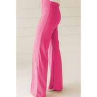 Sachet Pink High Waist Central Seam Flared Pants - L