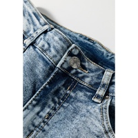 Myosotis High Rise Button Zip Fly Medium Wash Jeans - 10 US