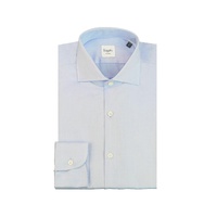 Bagutta Men's Light Blue Cotton Shirt - 41 IT