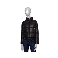 Baldinini Trend Women's Black Polyester Jackets &amp; Coat - L