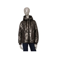 Baldinini Trend Women's Gray Polyester Jackets &amp; Coat - XL