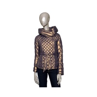 Baldinini Trend Women's Brown Polyester Jackets &amp; Coat - XL