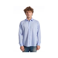 Baldinini Trend Men's Light Blue Cotton Shirt - L