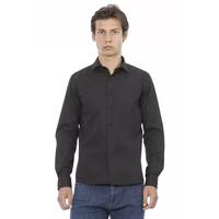 Baldinini Trend Men's Gray Cotton Shirt - L