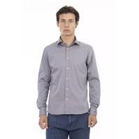 Baldinini Trend Men's Gray Cotton Shirt - XL