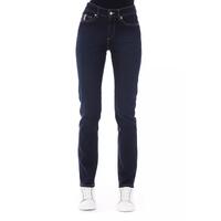 Logoed Button Regular Jeans with Tricolor Insert W32 US Women