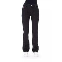 Logoed Button Regular Jeans with Tricolor Insert W30 US Women