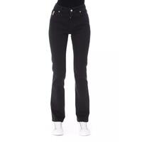 Logoed Button Regular Jeans with Tricolor Insert W30 US Women