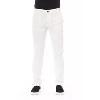 Baldinini Trend Men's White Cotton Jeans &amp; Pant - W32 US