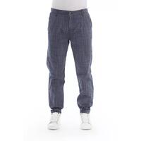 Front Zipper and Button Closure Chino Trousers 48 IT Men