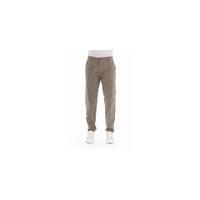 Front Zipper and Button Closure Chino Trousers 46 IT Men