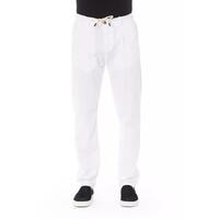 Baldinini Trend Men's White Cotton Jeans &amp; Pant - W34 US