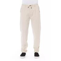 Baldinini Trend Men's Beige Cotton Jeans &amp; Pant - W32 US