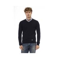 Baldinini Trend Men's Blue Wool Sweater - 48 IT