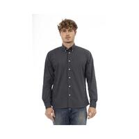 Baldinini Trend Men's Gray Cotton Shirt - M