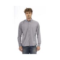 Baldinini Trend Men's Gray Cotton Shirt - L